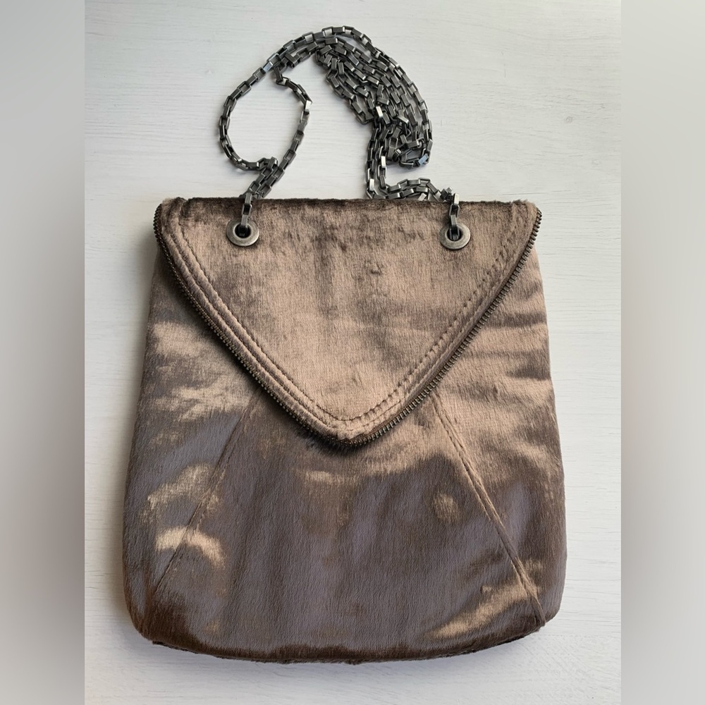 Matt & Nat faux fur chain crossbody bag